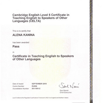 English teacher for adults