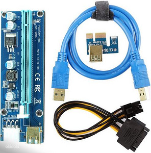 PCI-E Riser VER 006C 6-pin (1 foto / 1)