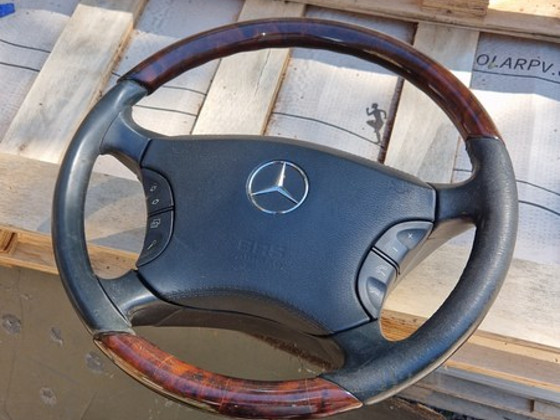 Mercedes W220 кожаный руль