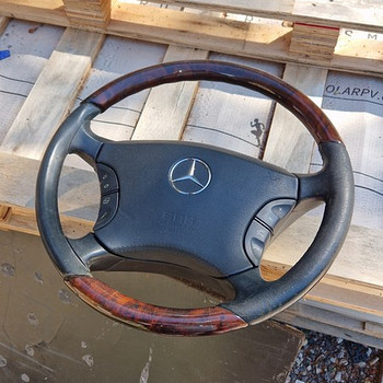 Mercedes W220 кожаный руль