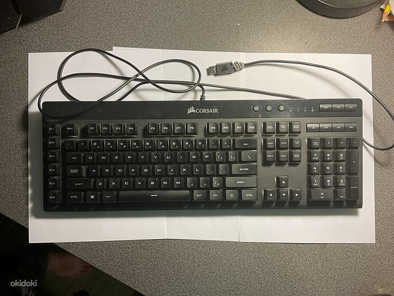 CORSAIR GAMING K55 RGB klaviatuur (ENG) USB (NO FOOT)