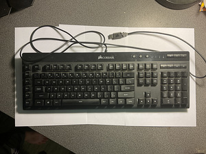 CORSAIR GAMING K55 RGB klaviatuur (ENG) USB (NO FOOT) (1 foto / 4)
