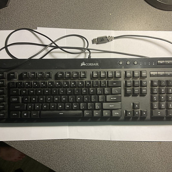 Клавиатура CORSAIR GAMING K55 RGB (ENG) USB (БЕЗ НОЖКИ)