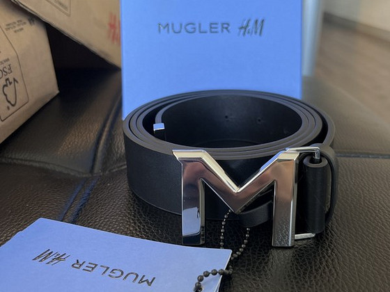 Новый! Полный кожаный ремень/ремень MUGLER x H&M