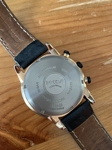 Мужские часы - Boccia Titanium Chronograph Sapphire Crystal (3 фото из 3)