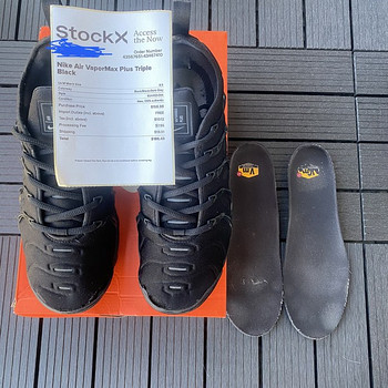 Nike Vapor Max Plus (Black) (42.5 EU/ 8.5UK)