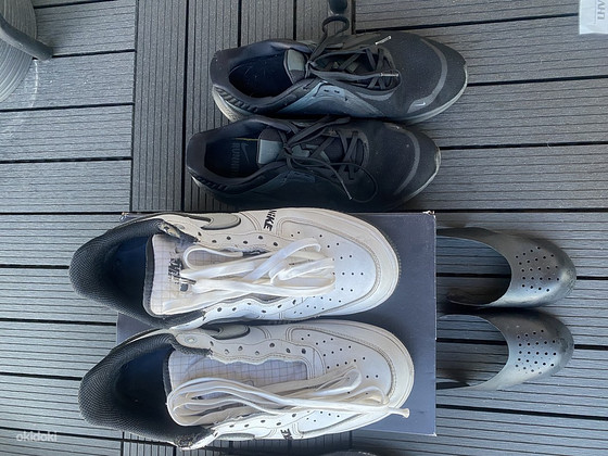 Nike Air Force 1 ja Nike Running Shoes (42.5) Mõlemad