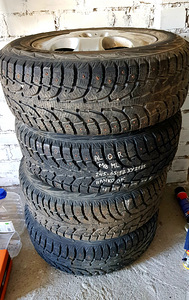 Продам шипованную резину Hankook на дисках ML (3 фото из 3)