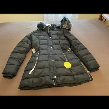Black winter coat- Mantel