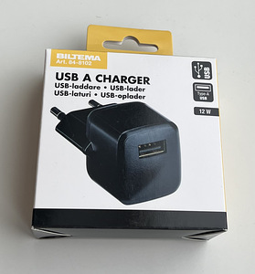 Biltema USB charger, Type A, 2.4 A (1 фото из 4)