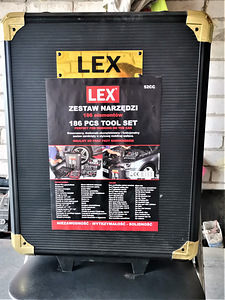 Набор инструментов 186 деталей LEX (1 фото из 4)