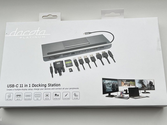 Dacota Platinum USB-C 11 in 1 Docking Station