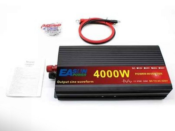 Inverter 3000W ja 4000W 12V -> 230V. Puhas siinus
