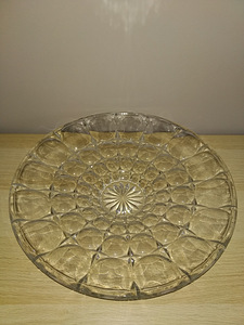 Стеклянное блюдо, 35 cm (1 фото из 3)