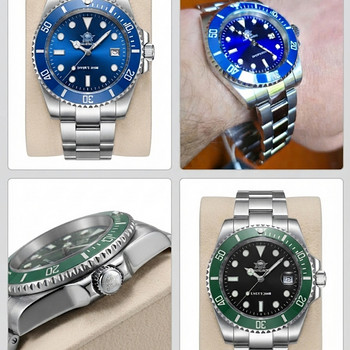 Uued Addiesdive meeste käekellad – Miyota Quartz – 40 mm