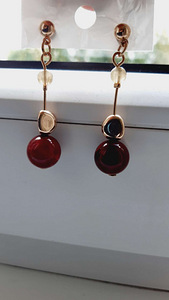 Новые Серьги с подвеской. Стильное украшение (2 фото из 6)