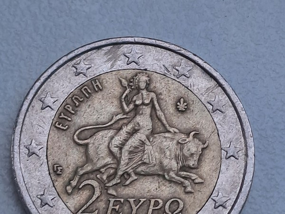 Very Rare Greece 2 Euro Coin 2002