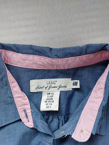 Детское джинсовое платье h&M s 134 (3 фото из 3)