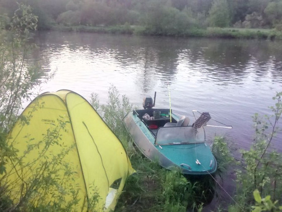 Рыбацкая лодка.