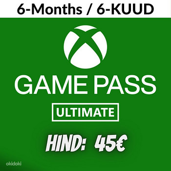 SOODNE! XBOX Game Pass Ultimate (6-kuud)