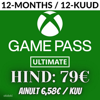 SOODNE! XBOX Game Pass Ultimate (12-kuud)