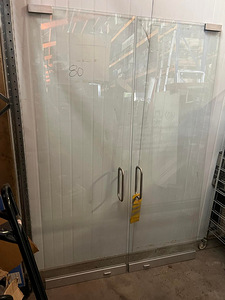 Klaasuksed 800×2390 10mm karastatud klaas (2 foto / 3)