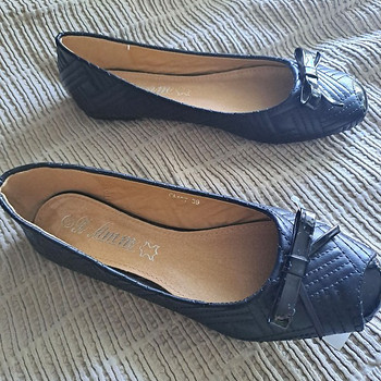 Новые черные туфли/балетки, 38-39