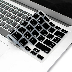 MacBook силиконовый чехол-клавиатура ENG/RUS (1 фото из 8)