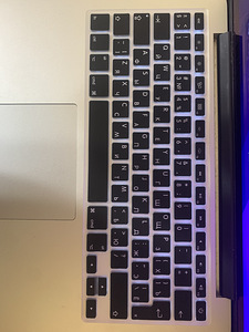 MacBook силиконовый чехол-клавиатура ENG/RUS (5 фото из 8)