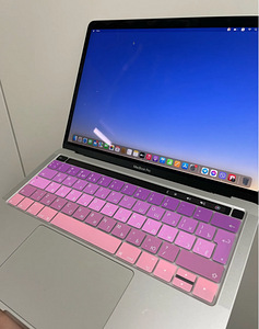 MacBook силиконовый чехол-клавиатура ENG/RUS (6 фото из 8)