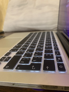 MacBook силиконовый чехол-клавиатура ENG/RUS (8 фото из 8)