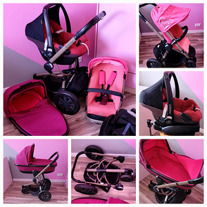 Quinny Buzz xtra3 pink gold frame limited edition 3in1. (1 foto / 1)