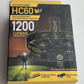 Nitecore HC60 v2 1200 Lumen