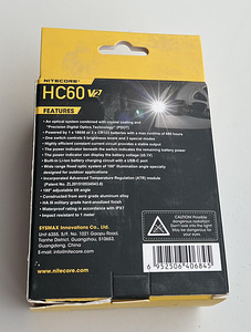 Nitecore HC60 v2 1200 Lumen (2 фото из 4)