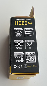 Nitecore HC60 v2 1200 Lumen (3 фото из 4)