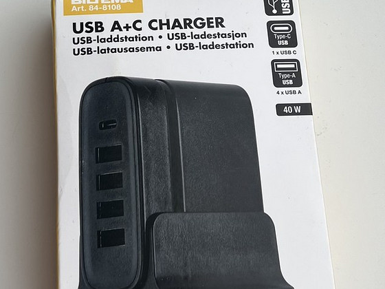 Biltema USB charging station with 5 ports