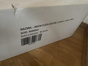 Neon Flex Led 24v, 18mm x 12mm, IP65 10m (3 foto / 3)