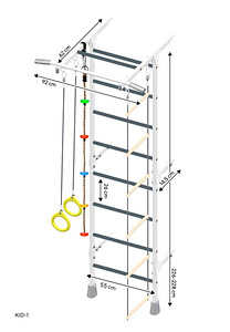 Laste rootsi sein RESTPRO® KID-1 White (10 foto / 10)