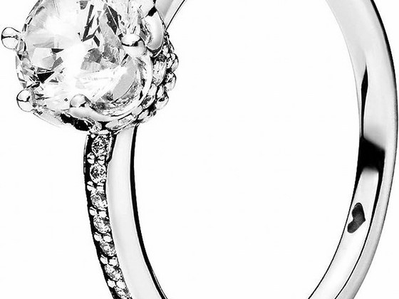 Пандора женское кольцо 💍 198289CZ , размер 5 -16 мм , новое