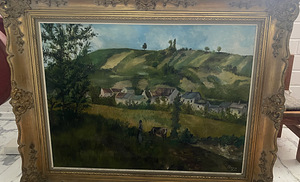 Cow & village (2 foto / 5)