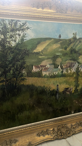 Cow & village (1 foto / 5)