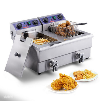 Professionaalne FRITÜÜR 2x1500W 12L Uus!