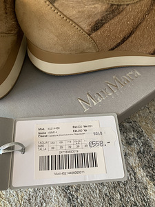 Max Mara nahast tossud, suurus 39 (6 foto / 6)