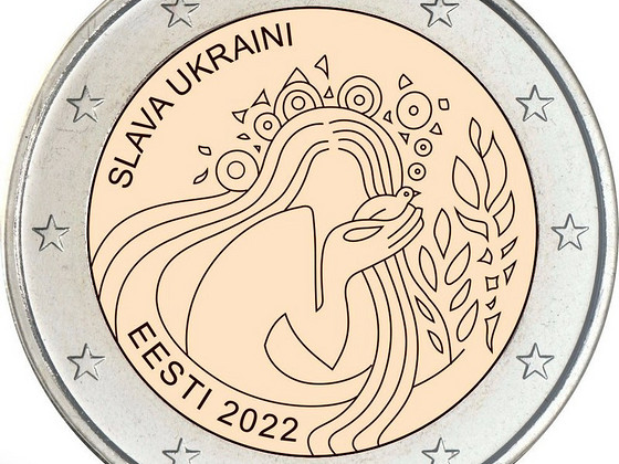 2-eurone münt Slava Ukraina
