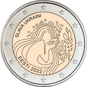 2-eurone münt Slava Ukraina (1 foto / 1)