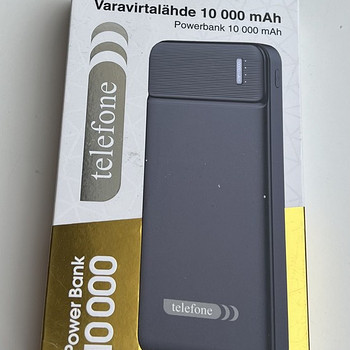 Telefone Powerbank 10000mAh , Black