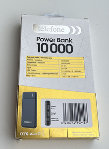 Telefone Powerbank 10000mAh , Black (2 фото из 3)
