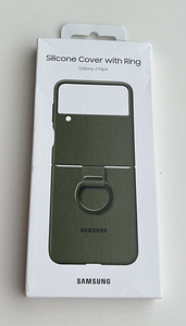 Samsung Galaxy Z Flip4 Silicone Cover with Ring , Khaki (1 фото из 2)
