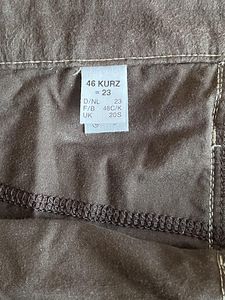 Naiste püksid, kreemjas, suurus 46 kurz (23) (3 foto / 4)