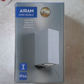 Фасадный светильник Airam SUND DOUBLE